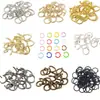 Anel de Ferro Acessórios para Joias DIY Atacado Argola de Salto Aberta Argola Única Conector de Pulseira Colar Fazer à Mão Argola de Salto Fechada Argola de Salto Aberta