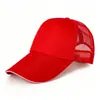 Gorra de Béisbol Transpirable de Malla para el Sol Sombrero de Sol Pico de Pato para Hombre y Mujer Bordado con Letras Impresas Sombrero Publicitario Hecho a Pedido