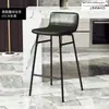 Taburete de Bar de Moda Estilo Ins Nórdico, Taburete Alto Moderno Minimalista, Silla de Bar para Uso Doméstico, Arte de Hierro con Respaldo, Silla de Bar de Lujo Ligero