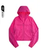 Casa de Pájaro En Stock Ropa con Protección Solar, Moda de Verano para Exteriores Protección UV Deportiva Seda de Hielo Secado Rápido Delgada Chaqueta Corta Versátil