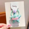 Goma para el pelo tipo moño de bebé con cuadros de estrella de cinco puntas estilo coreano, Cuerda para el pelo a cuadros linda para niñas, Accesorio para el pelo que no daña el cabello
