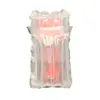 Bolsa de columna de aire de 4 columnas 19 cm material enrollado a prueba de golpes amortiguador embalaje embalaje exprés bolsa de columna de aire columna de aire al por mayor