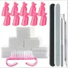 Kit de Ferramentas para Nail Art Mais Vendido na Amazon Transfronteiriço Kit de Lâmpada para Unhas Lixador Lima de Unha Caneta para Pintura de Cor Kit para Nail Art