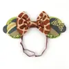 Faixa de Cabeça Série Tema Parque de Diversões Orelhas do Mickey e da Minnie Laço de Lantejou Adorno de Cabeça Fantasia para Apresentação no Palco Acessórios de Cabelo
