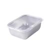 Caja de Almacenamiento Crujiente de Acero Inoxidable Sellada con Tapa Freno Caja de Almuerzo de Picnic Caja de Comida para Refrigerador Caja de Empaque Refrigerada
