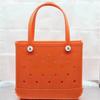 Explosiones transfronterizas europeas y americanas impermeable eva bolsa de playa con agujeros bolsa de almacenamiento bolsa para exteriores lavable capacidad en stock
