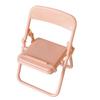 Nuevo soporte creativo para teléfono móvil para silla estilo ins combinación de colores macarrón lindo mini perezoso de escritorio plegable venta al por mayor