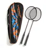 Raquetas de Bádminton, Doble Raqueta Duradera, Fibra de Carbono de Alta Elasticidad, Ligera, para Hombres y Mujeres Adultos, Suministros Deportivos y de Fitness para Exteriores, Venta al por Mayor