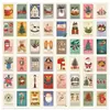 Uma Variedade de 50 Adesivos de Natal, Desenhos Animados Fofos Graffiti, Capa para Celular iPad, Adesivos de Decoração para Mala