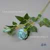 2 rosas búlgaras artificiais para decoração de casamento, flores falsas transfronteiriças para decoração de casa, arranjos florais e decoração de cenários