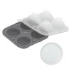 Película de cubitos de hielo de silicona con fácil desmoldeo, cubitos de hielo redondos de fútbol, golf, película de hielo para whisky con personalización