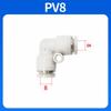 Conector Rápido de Manguera de Aire Airtac/Airtac Serie Pu Válvula de Aceleración Conector Recto de Tres Vías para Manguera de Aire