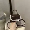 Mini Bolso de Mano con Lazo de Encaje para Mujer 2025 Principios de Otoño Nuevo de Moda Tendencia Bolso Pequeño Cuadrado de Hombro Cruzado