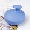 Suministro de fábrica, peine de champú de paja de trigo, cepillo de champú de masaje, champú de baño de goma suave de Amazon, peine de plástico en stock