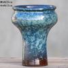 Vaso de Flor Carnudo Pequeno Defeito Panela Quente Panela Cogumelo Cerâmica Diâmetro Grande Simples Planta Verde Ébano Antigo Pilha Vaso de Cerâmica de Penhasco