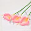 Mini Calla Artificial de PU Flor Artificial Decoração de Casa Casamento Fotografia Sensação Planta Artificial Buquê Fabricantes Atacadistas