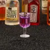 Miniatura Mini Modelo Copa de Vino Artificial Resina Micro Paisaje Pequeña Decoración Adornos Juguetes DIY