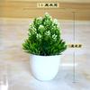 Enfeites criativos para decoração de casa, plantas artificiais em vasos, grama artificial, bola de bonsai, mini árvore, mini bola de sakura, bola de neve