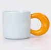 *Nuevo Modelo 0146* 8.5*8.5cm 340ml *Taza Gordita*Taza Dudu*Taza con Asa de Luna*Taza de Cerámica