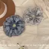 Goma para el pelo de encaje floral de alta gama estilo pastoral para mujer, Cuerda para coleta de estilo Mori, Accesorio para el pelo, Nuevo modelo de principios de primavera 2026