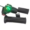 Manopla de aceleração de três velocidades para carro elétrico com quatro luzes, meia-corte, acessórios para carro elétrico, manopla de controle de velocidade, manopla de aceleração