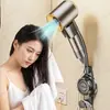 Soporte para Secador de Pelo para Personas Perezosas de Baño Estante de Pared Ajustable para Secador de Pelo Eléctrico de Baño Estante de Almacenamiento para Secador de Pelo con Ventosa
