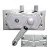 Accesorios Universales para Tendedero de Ropa Plegable Tipo Mango, sin Taladro, Accionado Manualmente, Ahorrador de Esfuerzo, Doble Barra Plegable para Balcón, con Altura Ajustable
