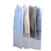 Loja de roupas em shopping center embalagem de roupas lavanderia transparente capa de poeira saco de poeira descartável capa de poeira para casaco terno