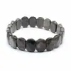 Joyería de Cristal Transfronteriza, Piedra Natural, Pulsera de Amatista de Moda para Mujer, Ojo de Tigre Multicolor con Etiqueta de Mano Facetada