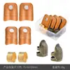 Dedal Grueso de Metal Vintage para Dedos para Uso en Casa, Presionador de Agujas, Enhebrador de Agujas de Coser a Mano, Herramientas de Costura en Caja de Hierro