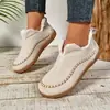 2026 Nuevas Botas de Algodón Cálidas y de Moda con Forro de Felpa para el Noreste para Mujer, Casual Color Sólido Gamuza Retro Talla Grande Botas de Nieve
