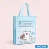 Bolsa de libros Oxford para tutorías extracurriculares, resistente al agua, linda y ligera para la temporada de regreso a clases, temática de capibara, material escolar de alta apariencia para estudiantes
