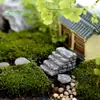 Escada, degraus, curva, escadinha, terrário de musgo, materiais de paisagismo DIY, acessórios decorativos, pequenos enfeites