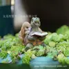 Transfronterizo Nuevo Producto Tortuga Conejo Pastoral Animal Lindo Maceta de Flor Suculenta Decoración Artesanía de Resina Balcón Planta en Maceta