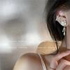 Pendientes de Flor de Perla con Diseño de Nicho Coreano 2026 Nuevos de Moda Lujo Ligero Gama Alta Pendientes Pequeños de Botón para Mujer