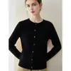 Suéter 100% cachemira pura para mujer, cuello redondo, tejido de trenzas, cárdigan grueso, jersey, capa base, corte holgado, abrigo de estilo nuevo