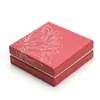 Anillos al por mayor, Pulseras, Collares, Cajas para joyería, Cajas de papel para empaque de almacenamiento de joyería, Cajas para joyería con sello de oro de flor de loto
