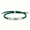 Pulsera de acero inoxidable con logo grabado transfronterizo de Amazon, pulsera de acero de titanio grabable con láser, pulsera tejida pequeña para regalo DIY