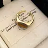 Anillo Abierto Meilade Modelo Nuevo 2026 Lujo Ligero Nicho Gama Alta Vintage Anillo para Dedo Índice Anillo Ajustable Apilable