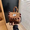 Linda Mochila con Estampado de Leopardo para Mujer 2025 Nueva Moda Otoño e Invierno Mini Diseño de Mochila Escolar Mochila de Viaje