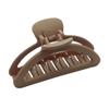 8 Piezas Pinza para Flequillo de Tiburón Negro Cruzada de Café Chocolate Semicircular Amazon Diseño Original