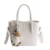 Bolso de Cubo de Moda Patchwork Simple Casual 2026 Primavera Nuevo Estilo Hombro Único Cruzado Elegante para Mujer