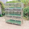 Jaulas de Acero Inoxidable de Tres y Dos Niveles para Pollos, Patos, Conejos y Palomas, Adecuadas para Uso Doméstico y al Aire Libre, Impermeables Multicapa