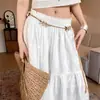 Cinturón Tejido Estilo Bohemio para Mujer, Estilo Étnico Retro, Adecuado para Faldas y Jeans, Cuerda Decorativa para la Cintura, Cadena Fina para la Cintura