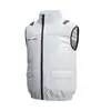 Colete de verão com ventilador, terno de ar condicionado para resfriamento para homens, proteção contra calor ao ar livre, resfriamento, colete de pesca com ventilador à prova d'água