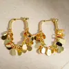 Pendientes Europeos y Americanos Transfronterizos Exagerados Largos de Flor Lentejuela Borla Lujo Accesible Pendientes de Gama Alta Moda Pendientes Nuevos para Mujeres
