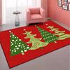 Alfombra navideña transfronteriza al por mayor de fábrica, tapete para piso de cocina, dormitorio, baño, lavable, felpudo, felpudo