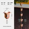 Corrente de Chuva Roxa para Exterior Calha de Pátio Chinês Trava de Beiral Corrente Guia de Água Calha de Templo Calha de Drenagem Corrente de Chuva Outro