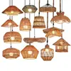 Lámpara de Araña Vintage Silenciosa Sala de Estar Dormitorio Habitación Casa de Familia Luces de Cafetería Cuerda de Cáñamo Creativa Tejida a Mano Luces para Comedor