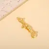 Colar de Pérolas Color-Preserving 18K Fivela Conector Borboleta Acessórios de Fecho de Ponta para Corrente de Suéter DIY Feito à Mão